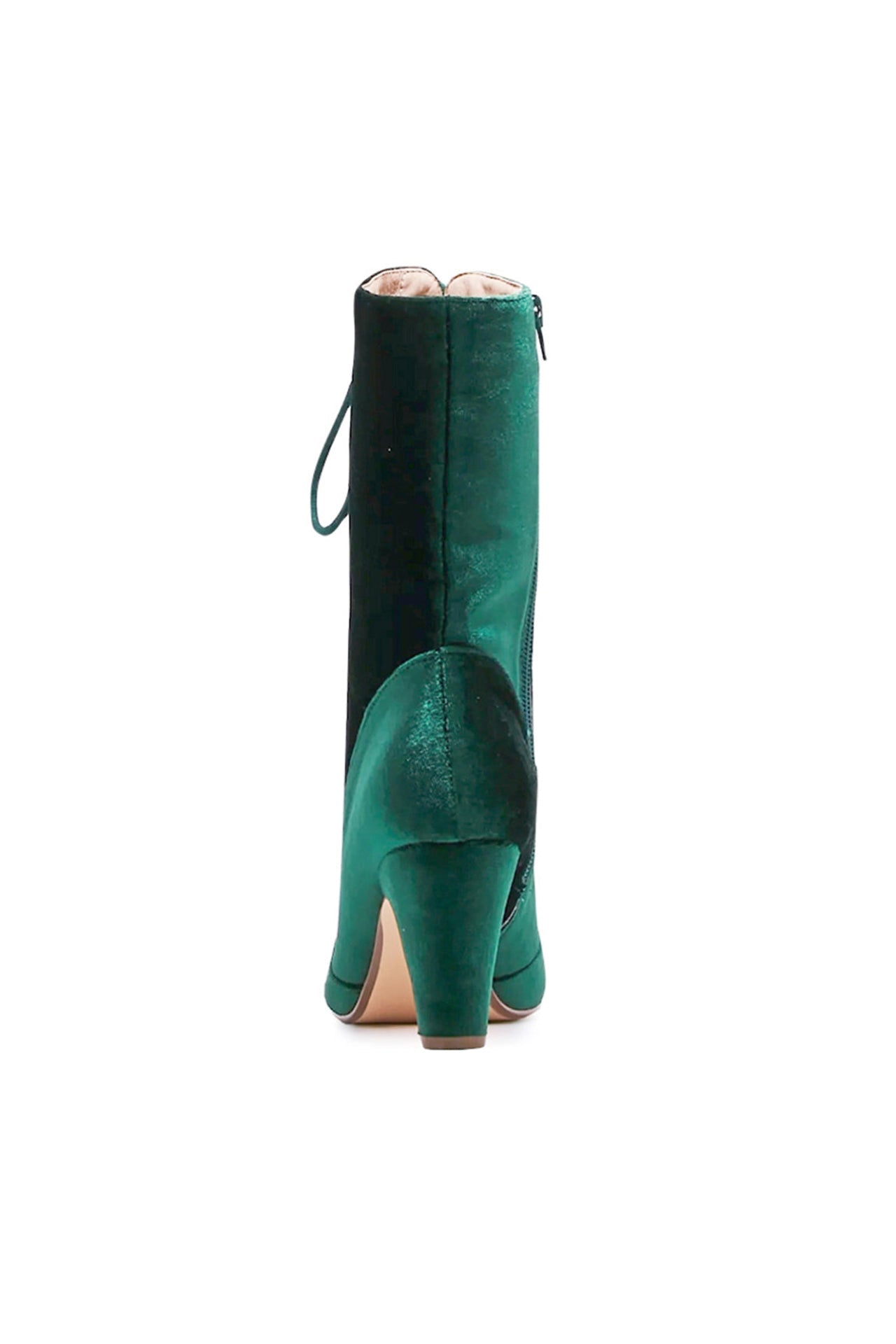Claire Velvet Victorian Booties