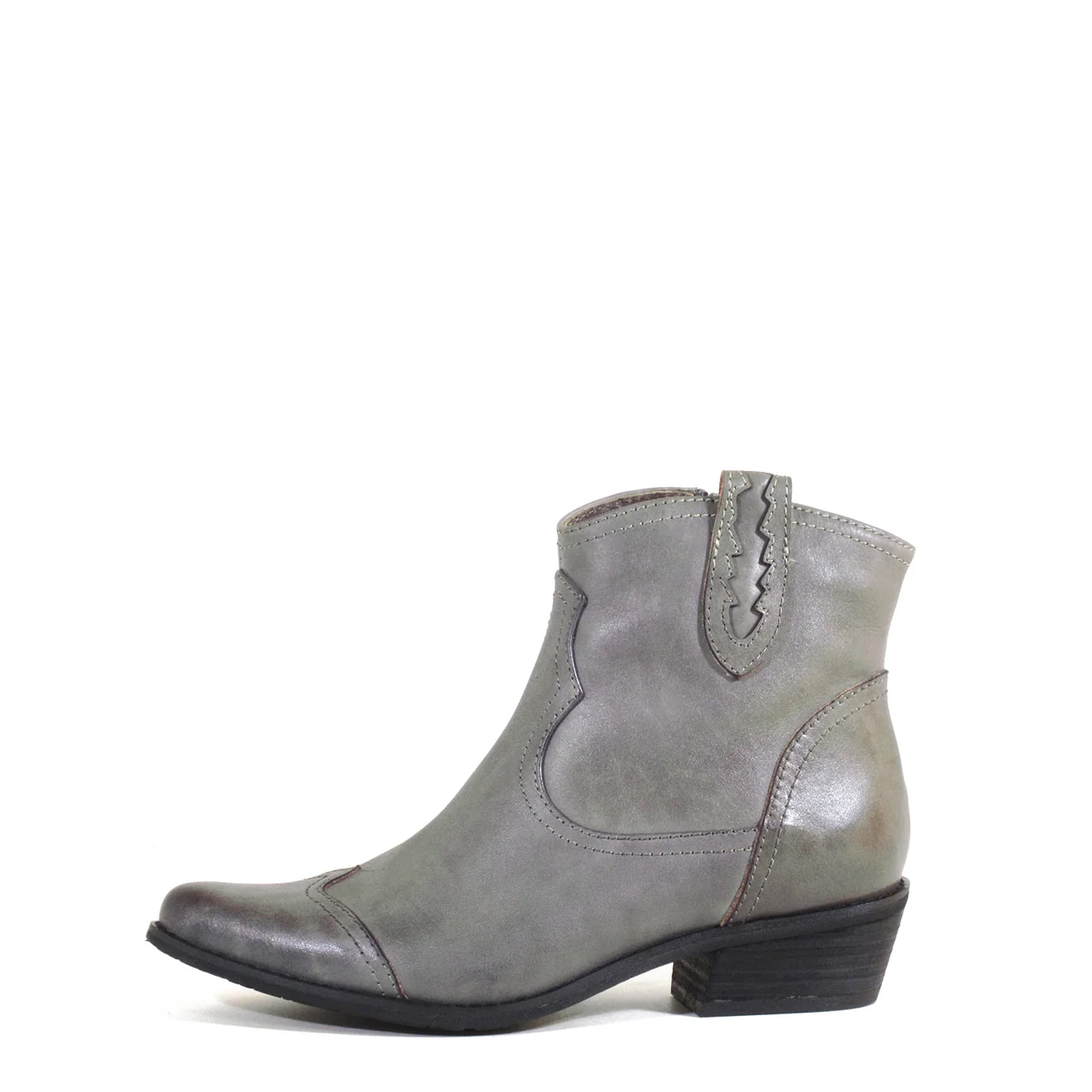 Connor Leather Western Booties