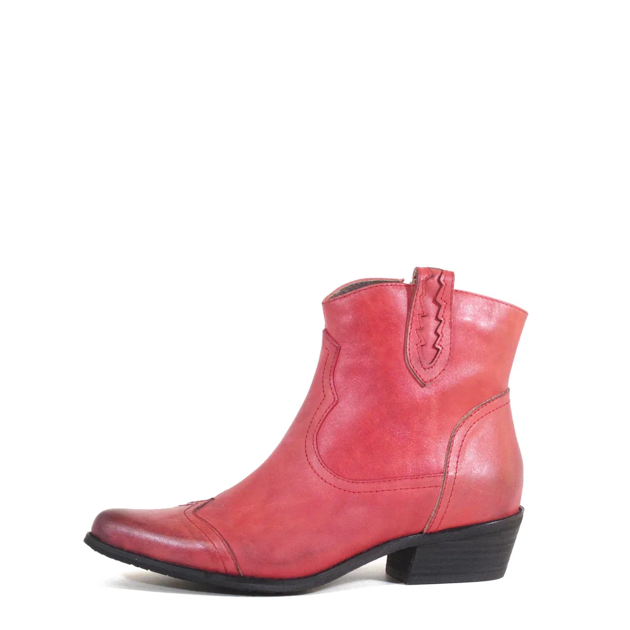 Connor Leather Western Booties