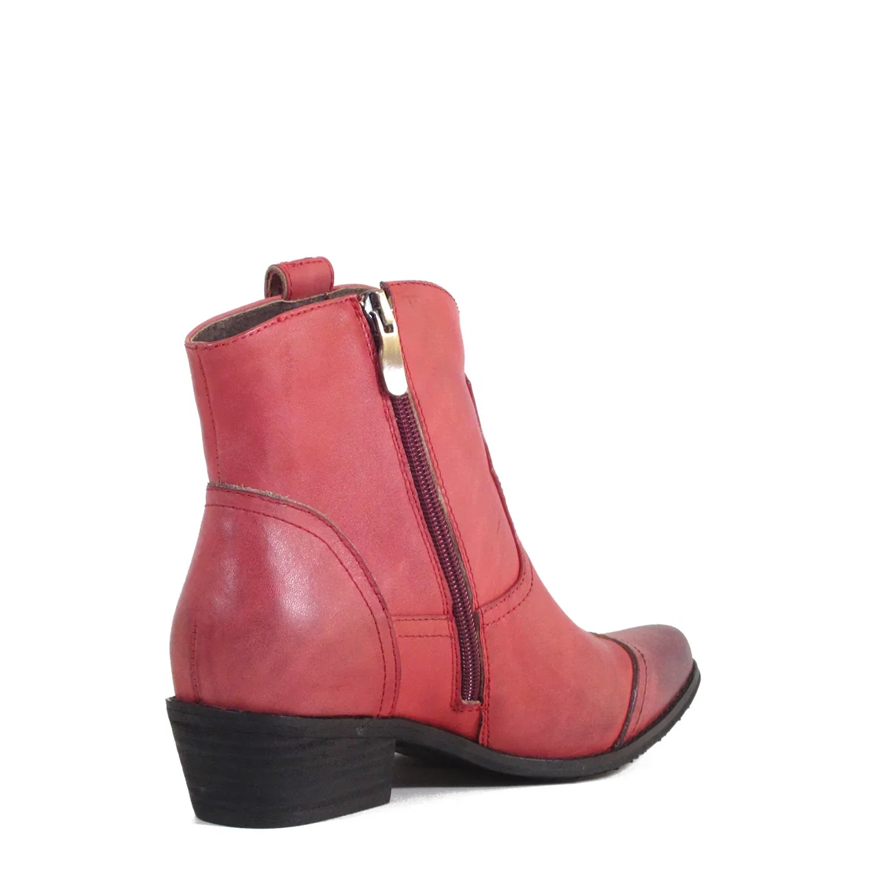 Connor Leather Western Booties