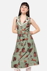 Highland Fling Ruffle Dress