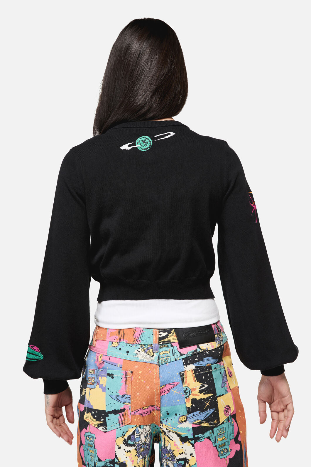 Galactic Print Cardigan