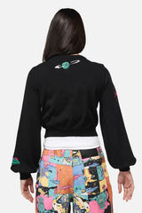 Galactic Print Cardigan