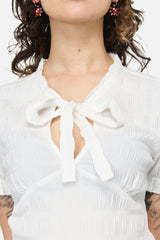 Naiad Pond Tie Blouse