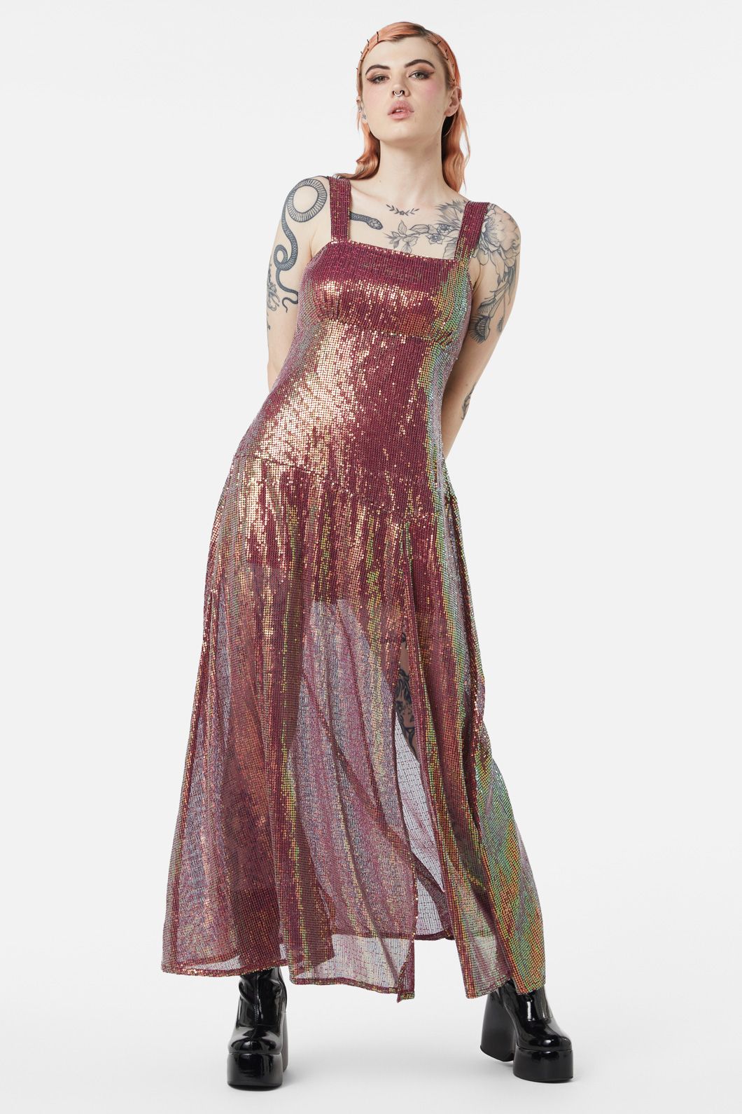 Gloria Sequin Maxi Dress