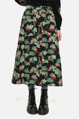 Haus Of Raccoon Print Skirt