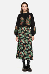 Haus Of Raccoon Print Skirt