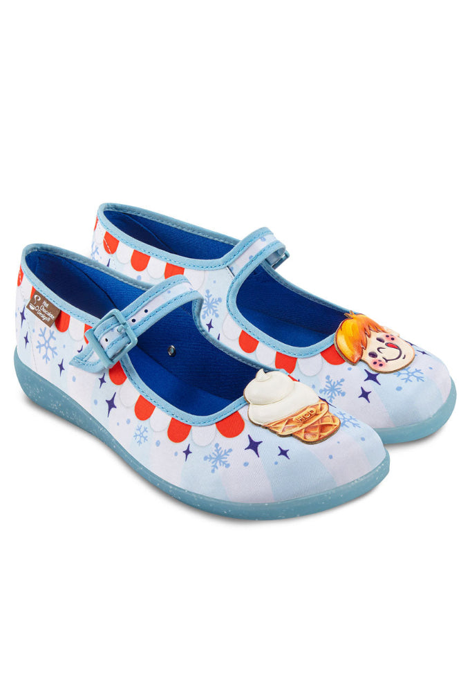 Frost Swirl Women's Mary Jane Flat