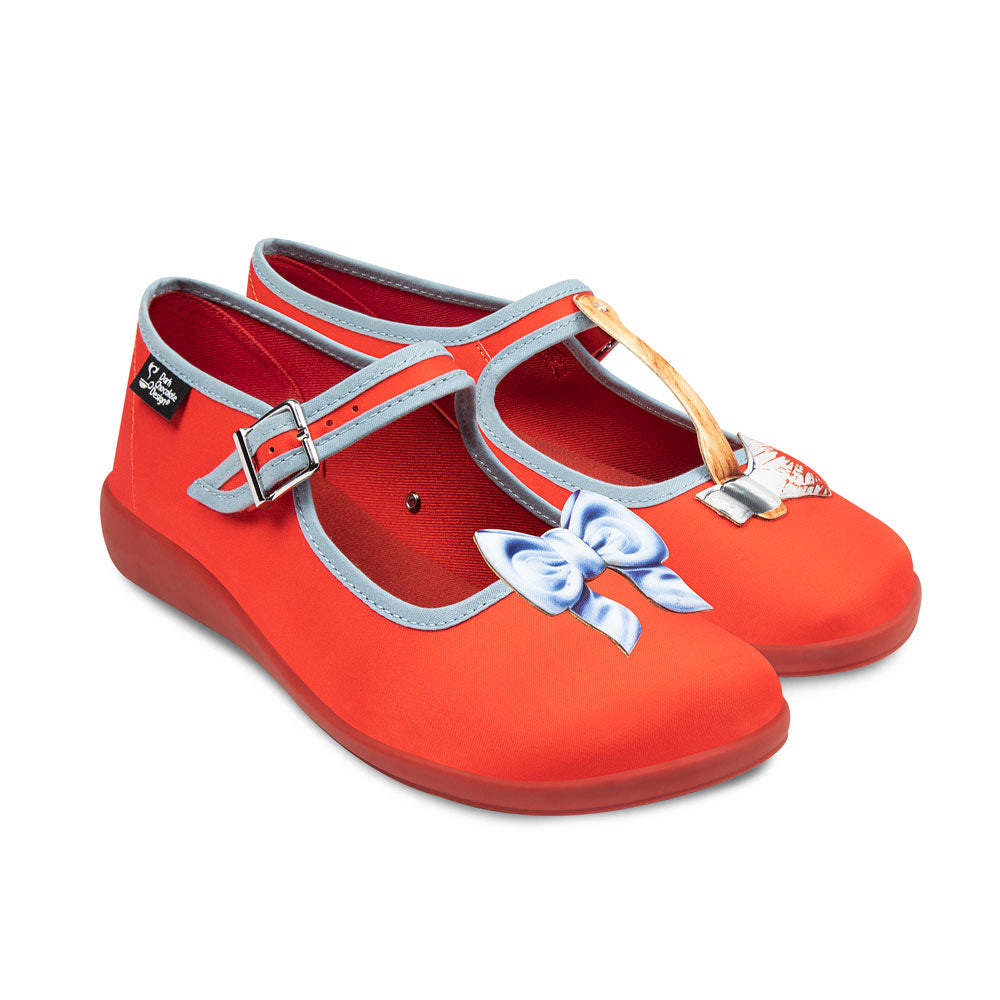 Chocolaticas® Horror Film  Women's Mary Jane Flat