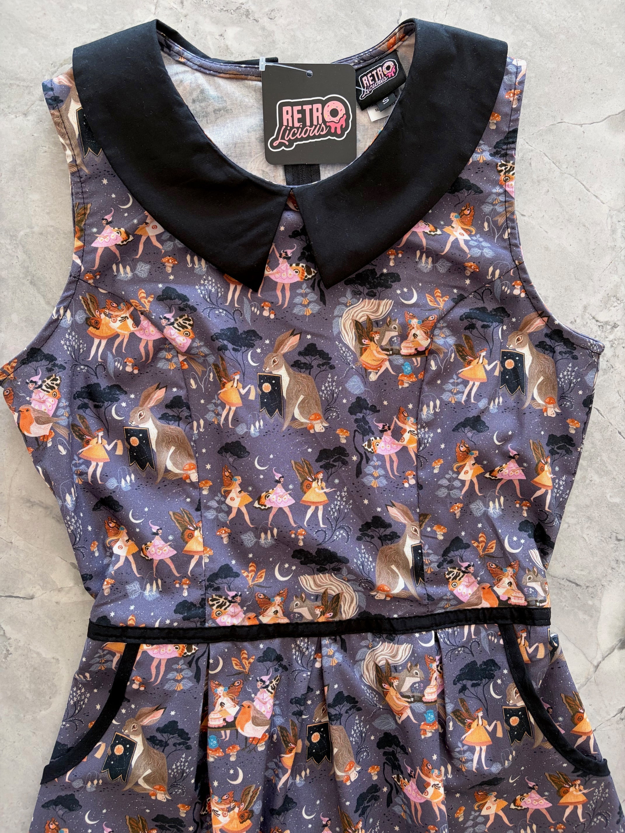 Retro Mod Collared Dress Fairies