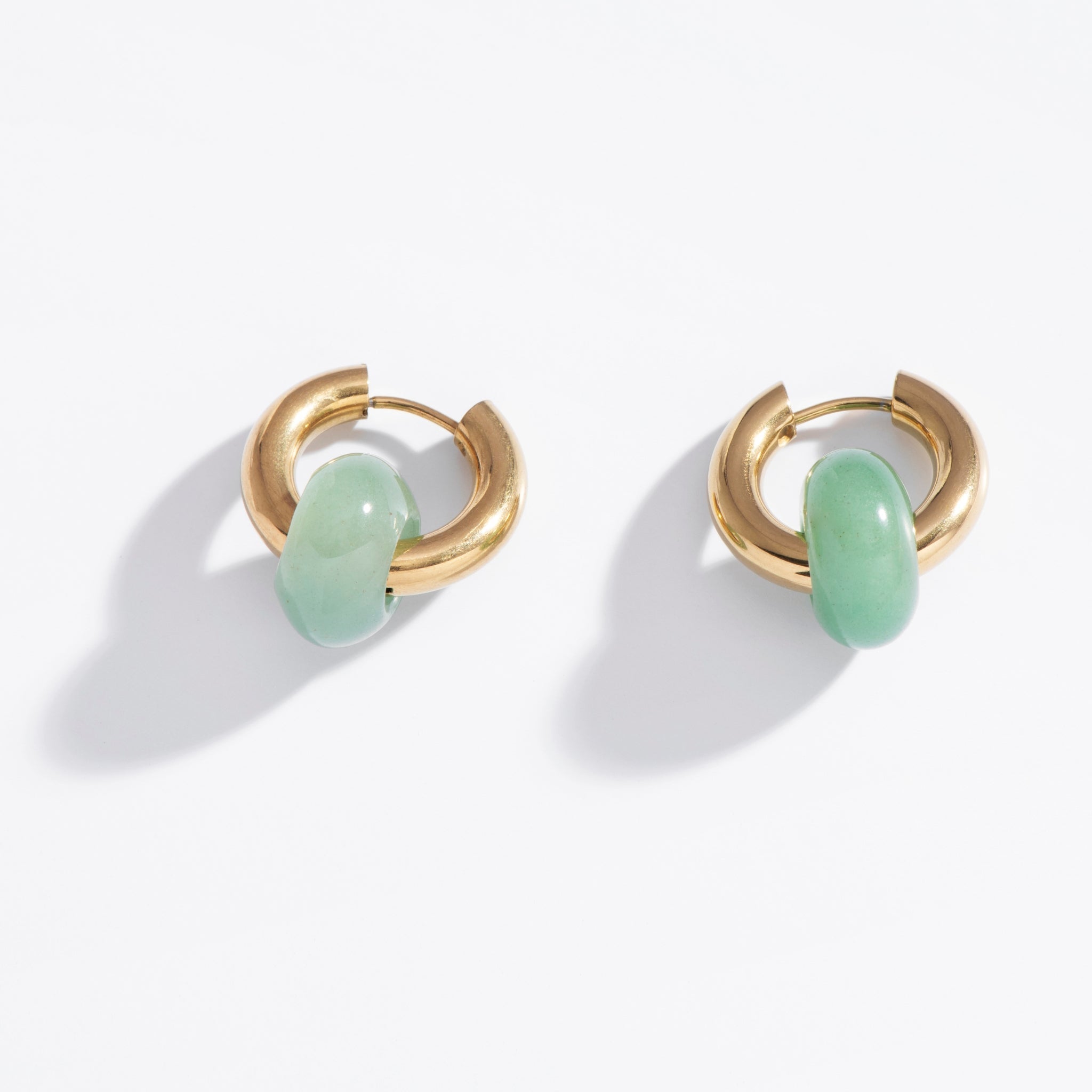 Jupiter Earrings: Onyx, Jasper, or Aventurine