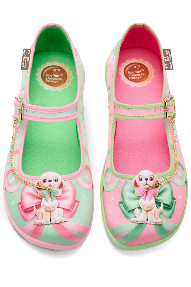 Kitschy Puppies Women's Mary Jane Flats