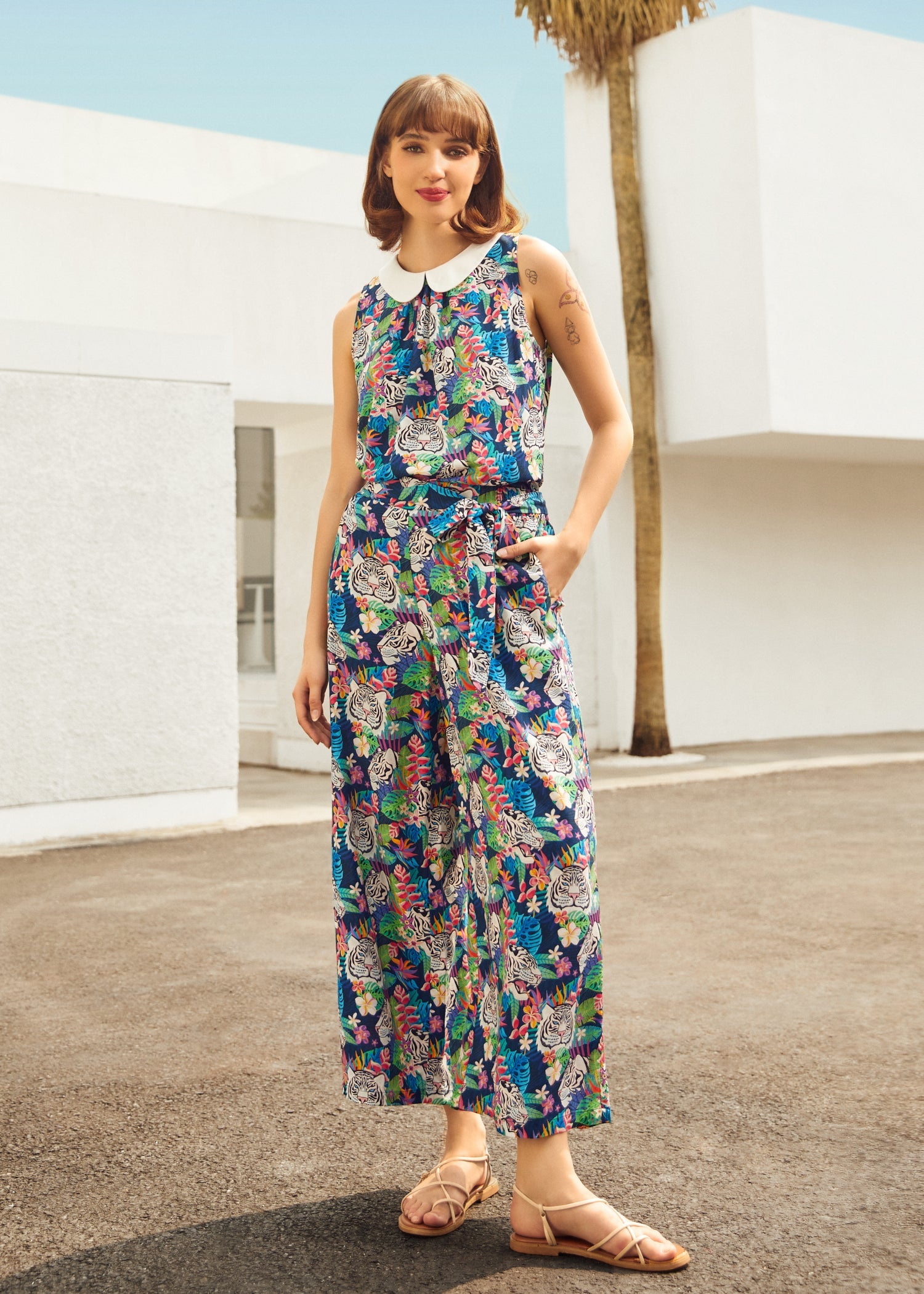 Just Add a Boarding Pass Wide Leg Pants