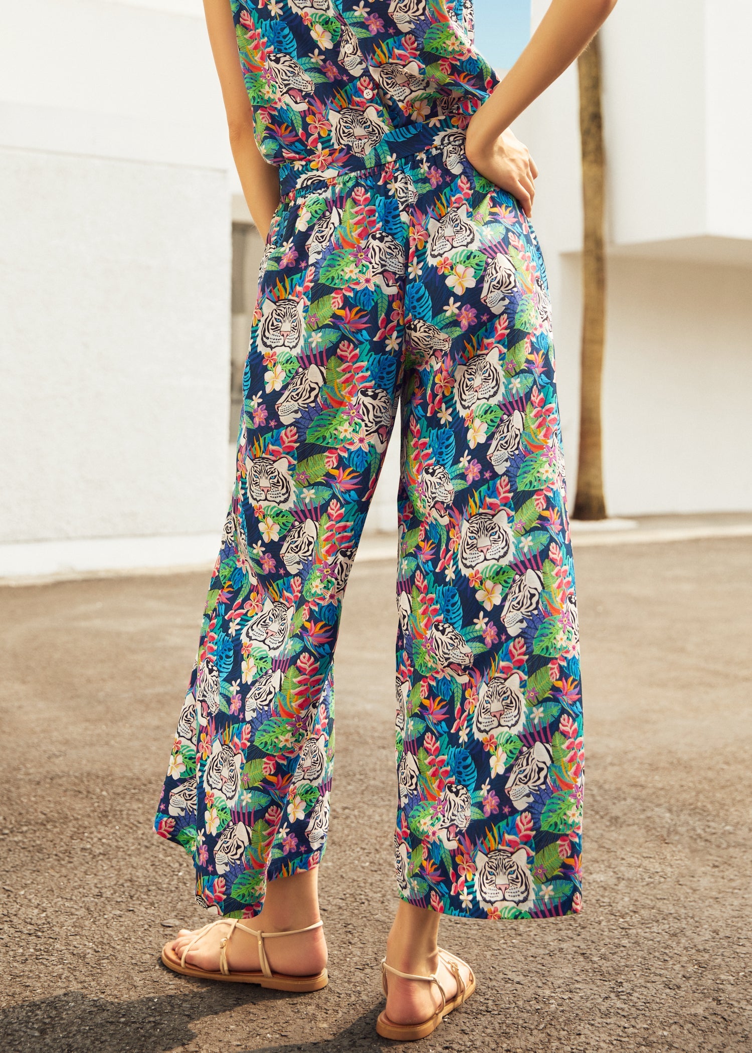 Just Add a Boarding Pass Wide Leg Pants