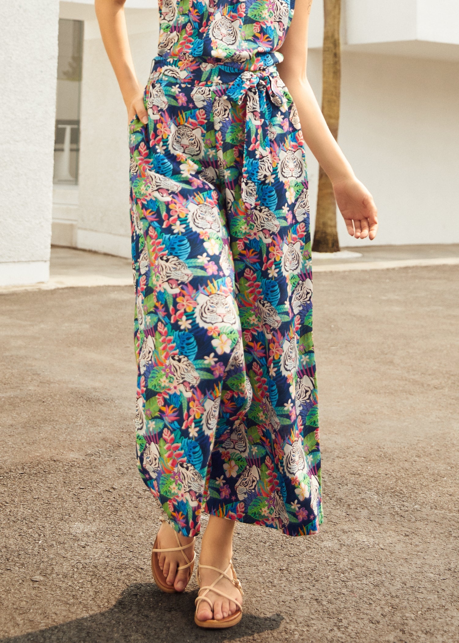 Just Add a Boarding Pass Wide Leg Pants