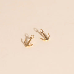 Anchor Stud Earrings