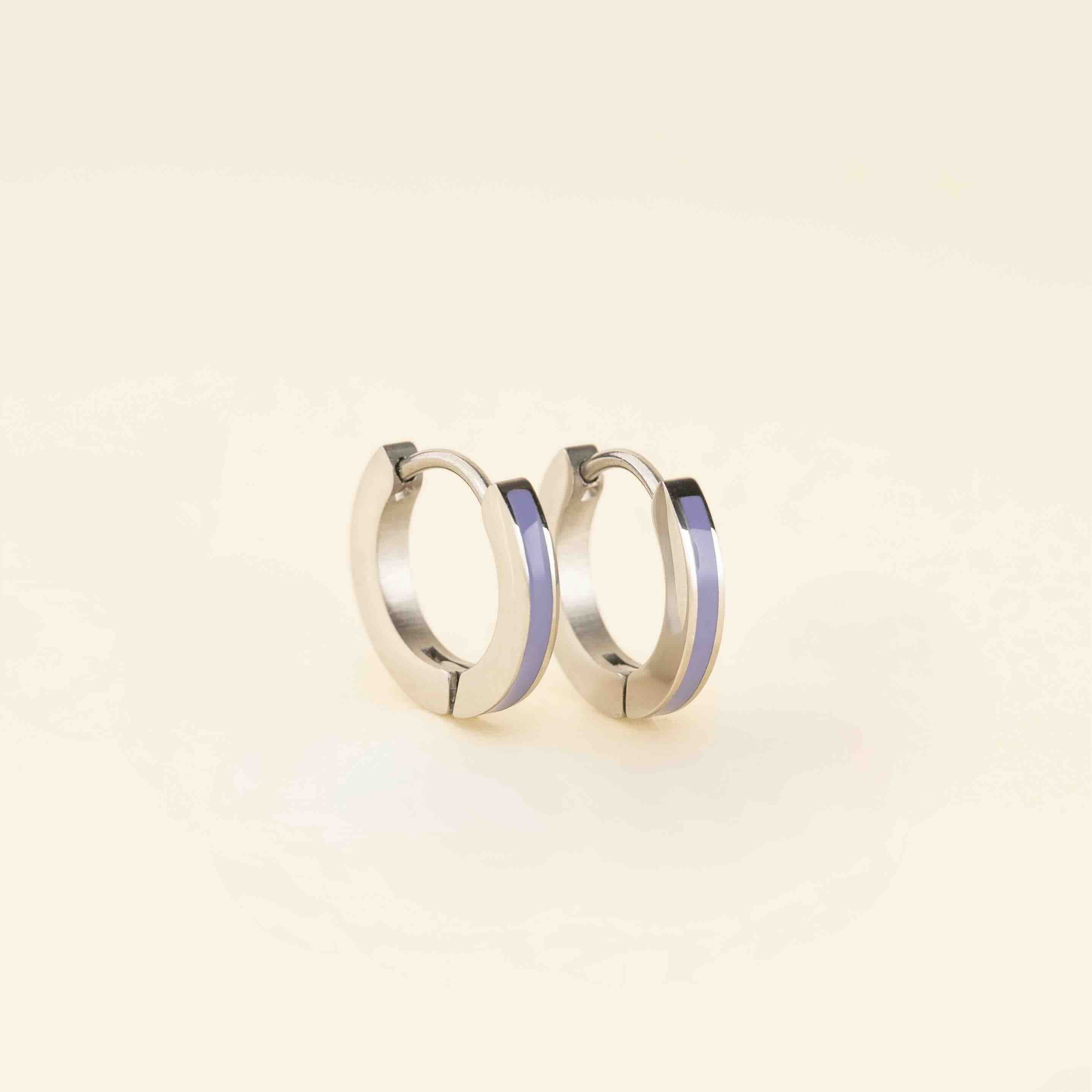 Color Huggie Hoop Earrings