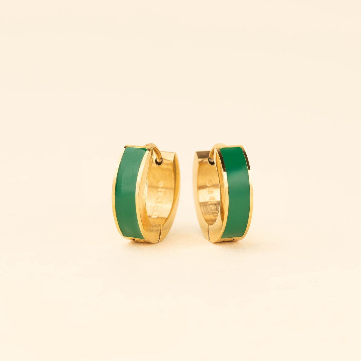 Chunky Huggie Hoop Earrings - 16 Color Options