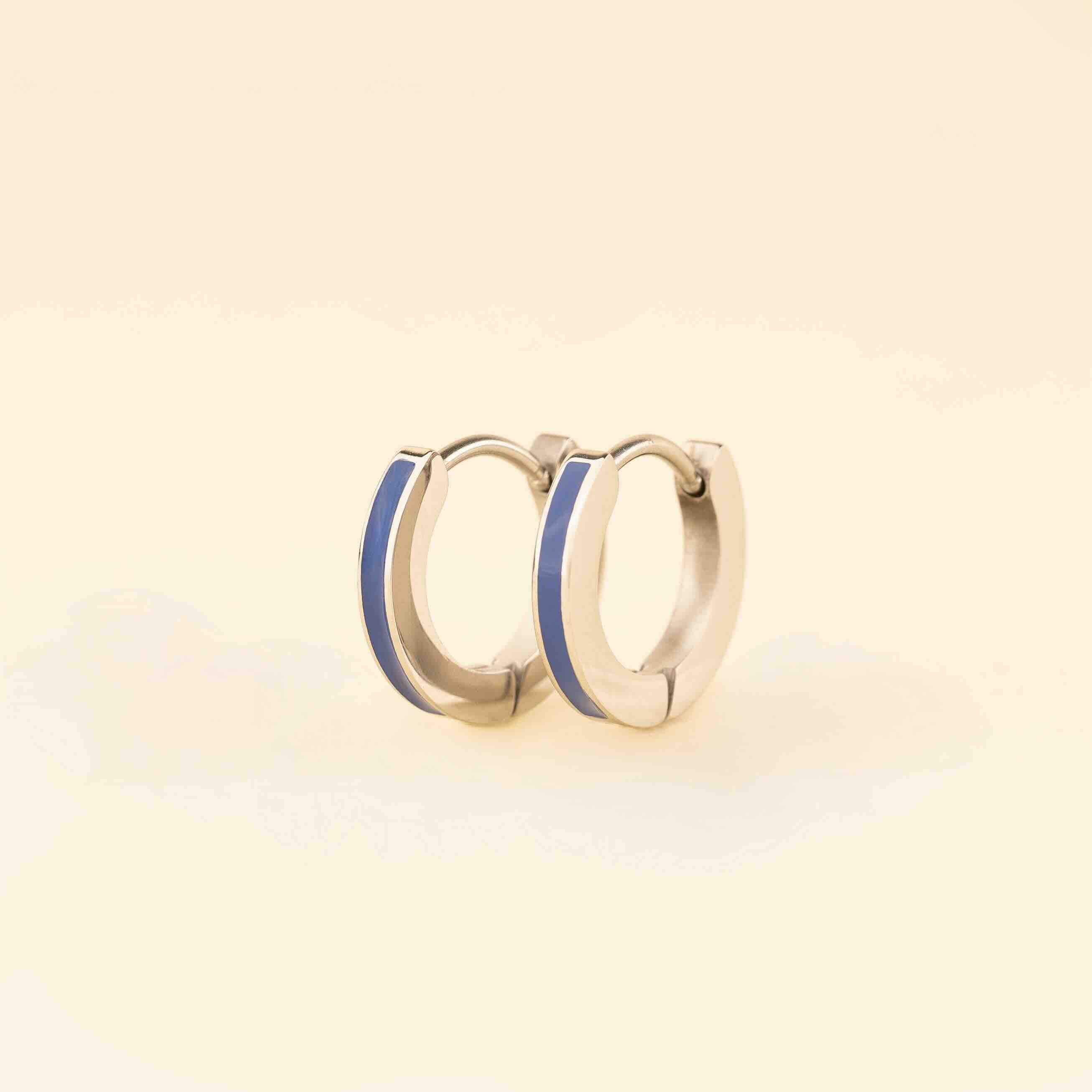 Color Huggie Hoop Earrings
