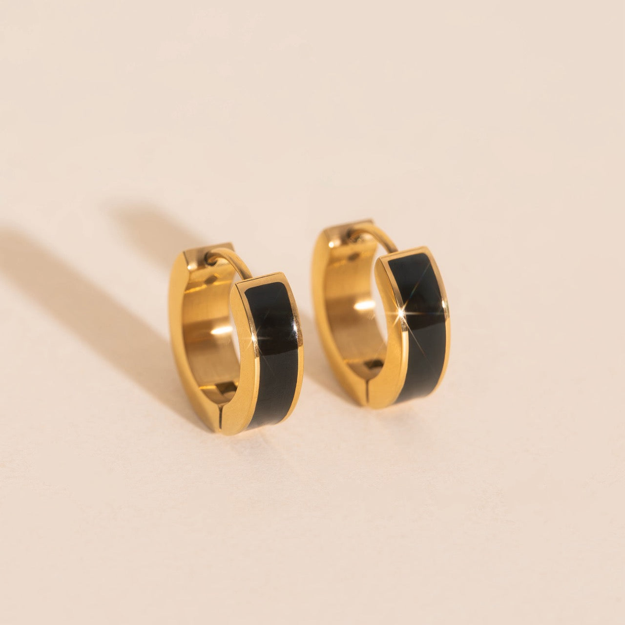 Chunky Huggie Hoop Earrings - 16 Color Options