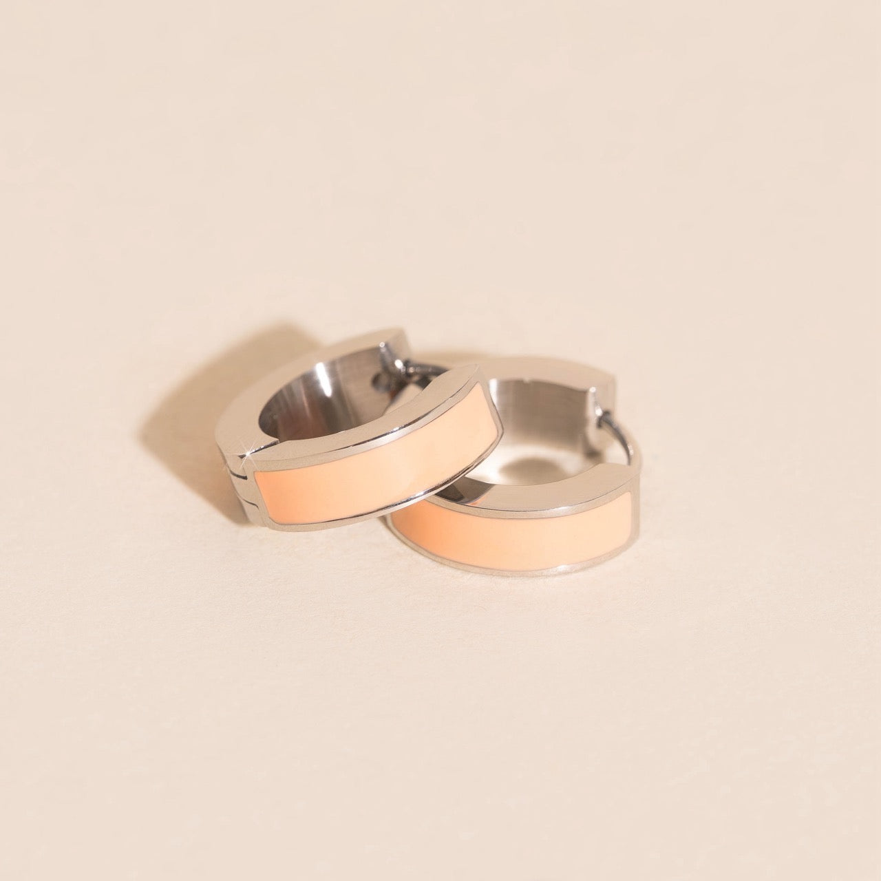 Chunky Huggie Hoop Earrings - 16 Color Options