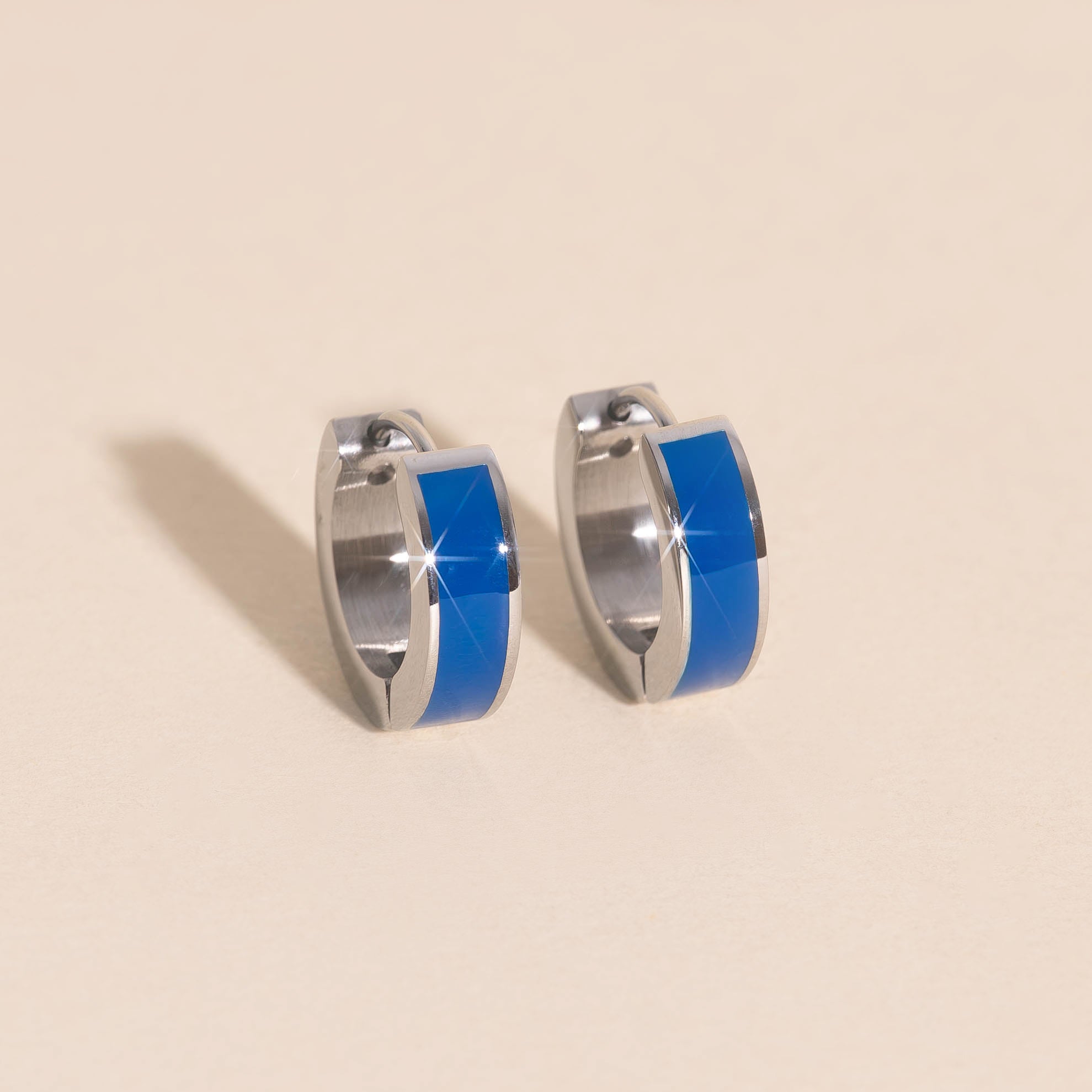 Chunky Huggie Hoop Earrings - 16 Color Options