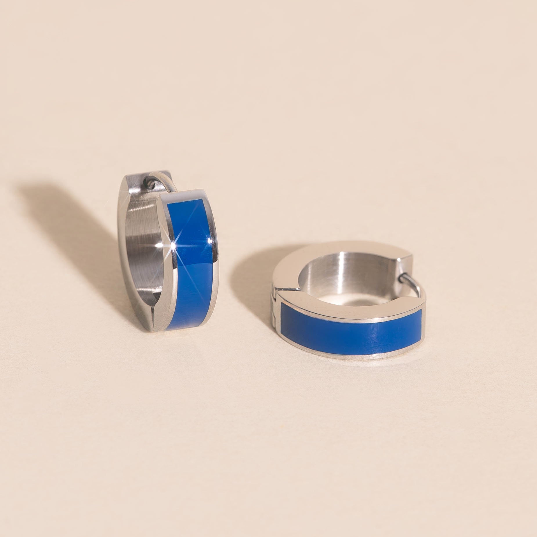 Chunky Huggie Hoop Earrings - 16 Color Options
