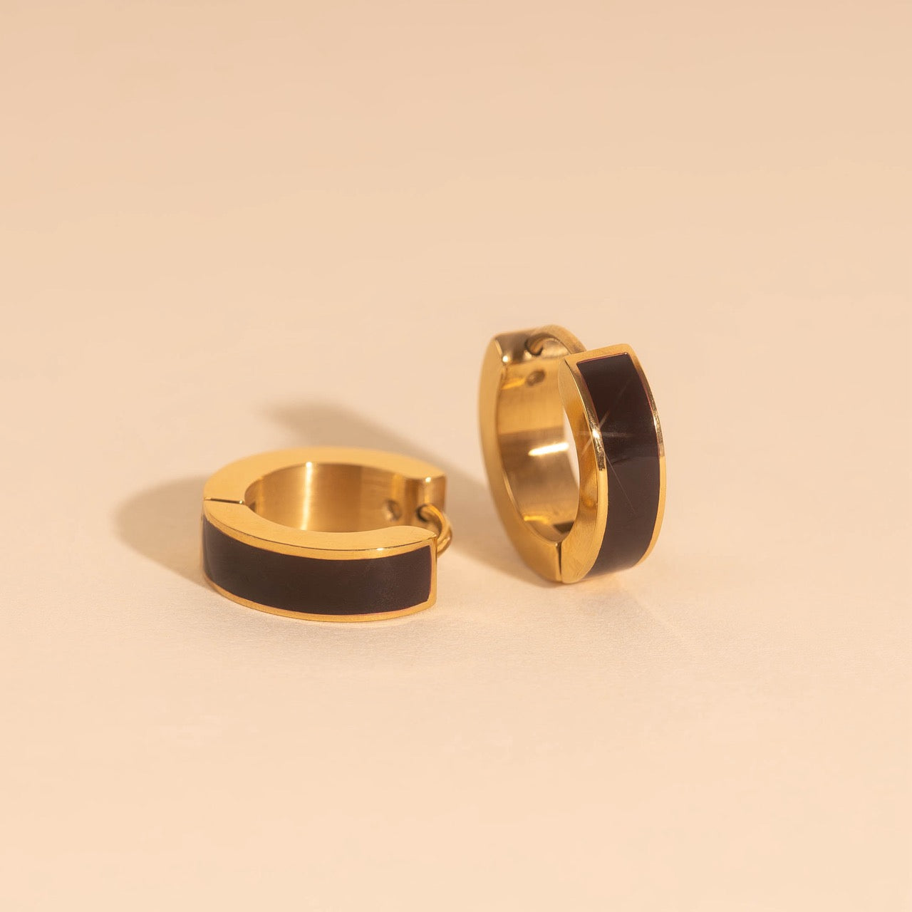Chunky Huggie Hoop Earrings - 16 Color Options