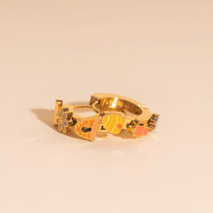 Utah 3D Huggie Hoop Earrings
