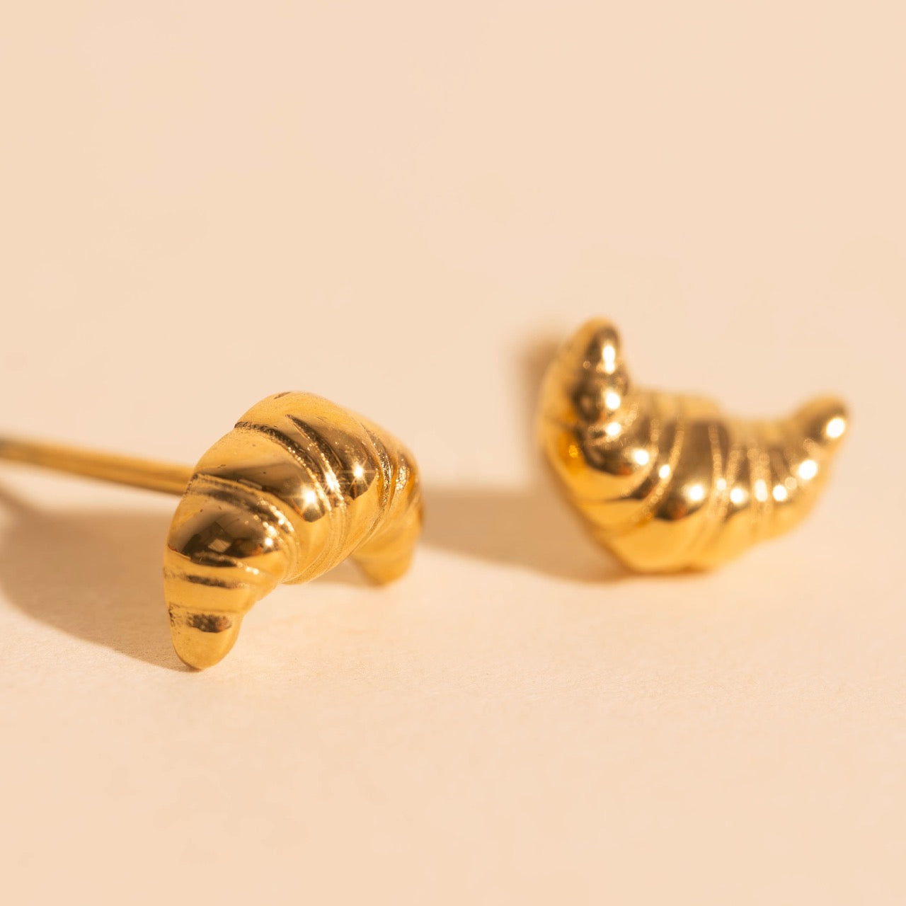 Croissant Stud Earrings