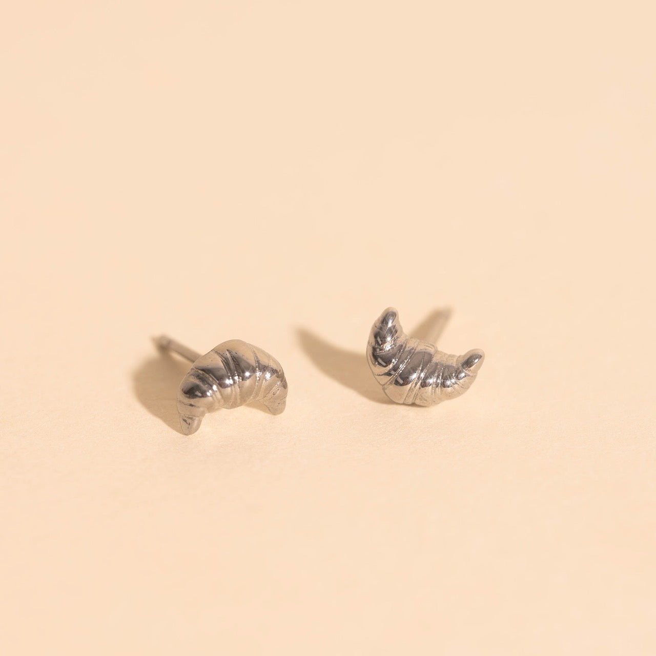 Croissant Stud Earrings
