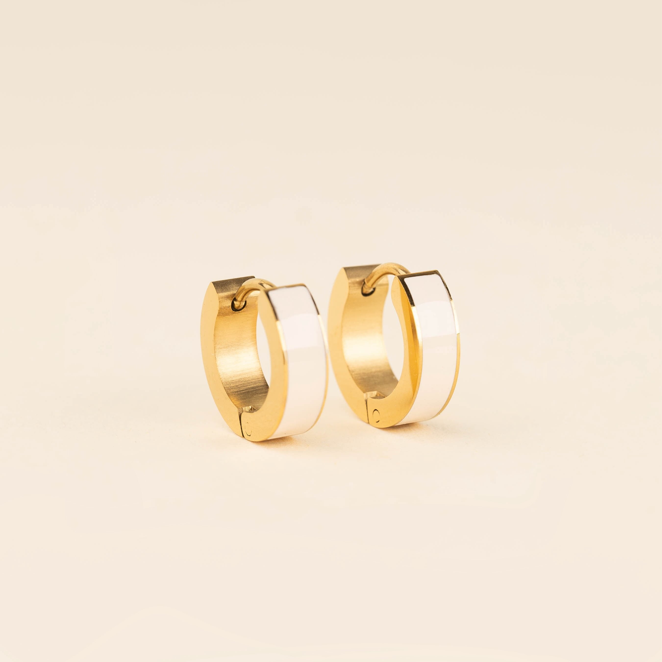 Chunky Huggie Hoop Earrings - 16 Color Options