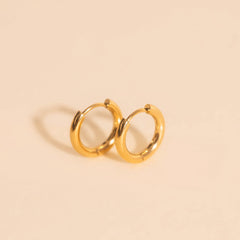 Mini Rounded Huggie Hoop Earrings