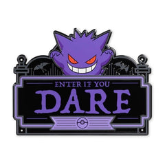 Gengar 'Enter if You Dare' Metal Sign