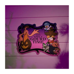 Gourgeist 'Gourd Time' Pokémon Halloween Metal Sign