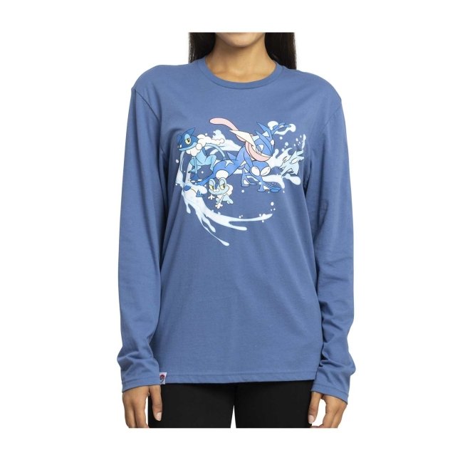 Froakie, Frogadier & Greninja Evolution Long-Sleeve T-Shirt - Adult
