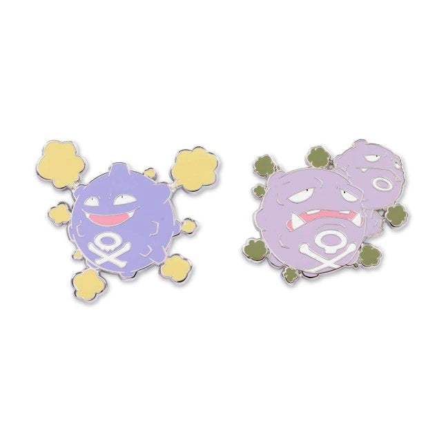 Koffing & Weezing Pokémon Pins (2-Pack)