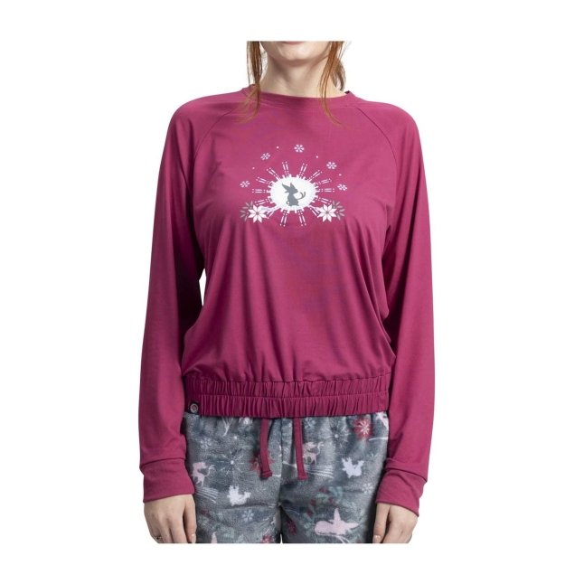 Espeon Magenta Long-Sleeve T-Shirt - Women