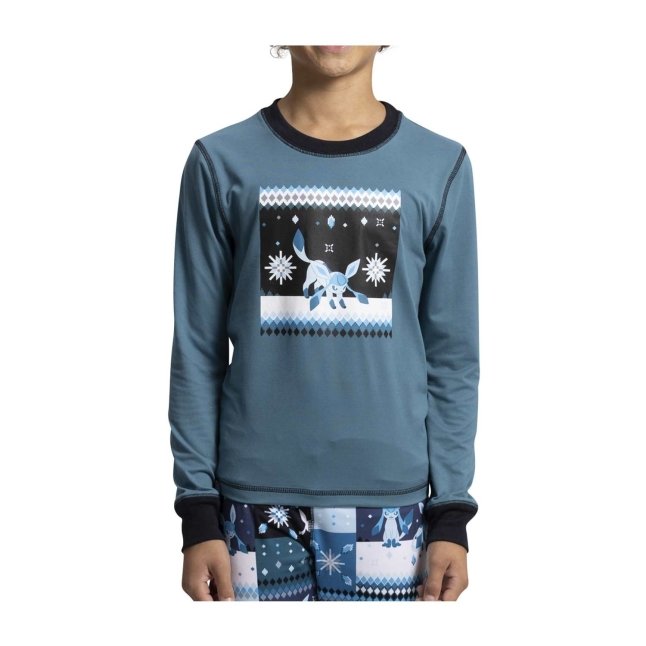 Glaceon Blue Long-Sleeve T-Shirt - Youth