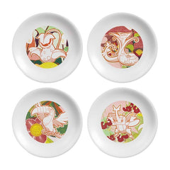 Floral Forest Pokémon Outdoor Dinner Plates (4-Pack)