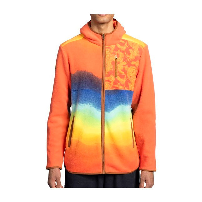 Ho-Oh Pokémon Fleece Zip-Up Hooded Jacket - Men