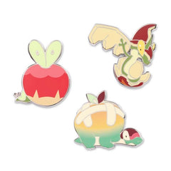 Applin, Flapple & Appletun Pokémon Pins (3-Pack)