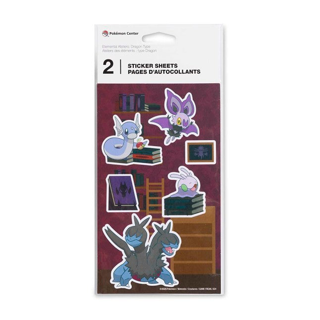 Elemental Ateliers: Dragon Types Sticker Sheets (2-Pack)