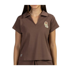 Eevee Pokémon Lounge Brown Casual Polo Shirt - Women