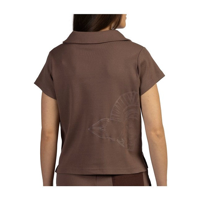 Eevee Pokémon Lounge Brown Casual Polo Shirt - Women