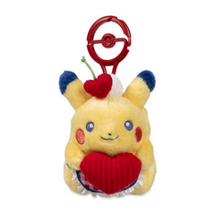 Pikachu with Heart Sweetheart Diner Plush Key Chain