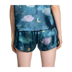 Jirachi Sleep Teal Sleep Shorts - Women