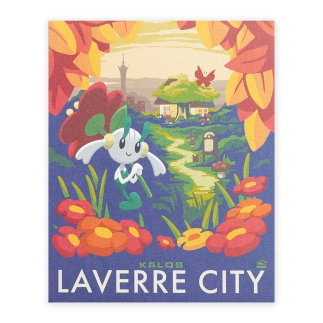 Kalos Explore Pokémon Poster