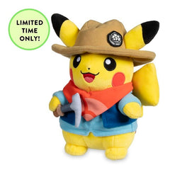 Pokémon Fossil Museum: Excavator Pikachu Plush - 8 ¼ In.