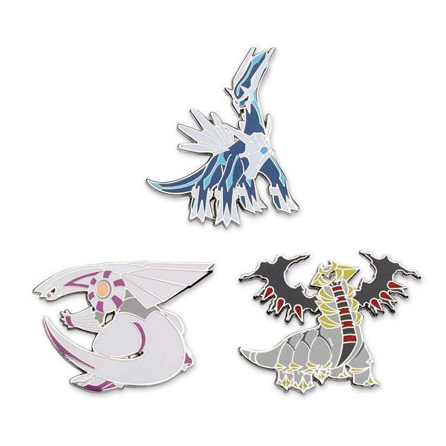 Dialga, Palkia & Giratina Pokémon Pins (3-Pack)